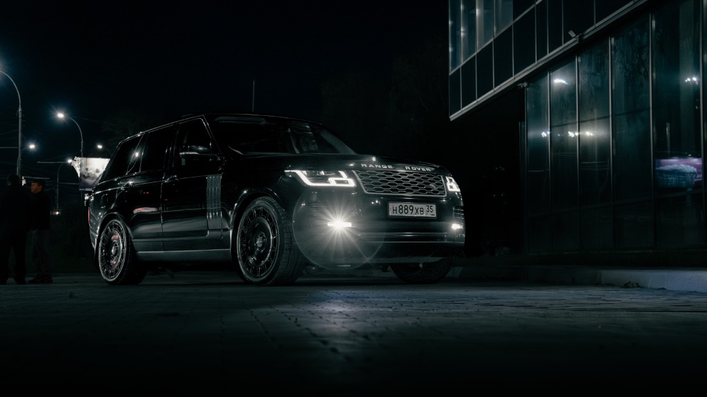 Range Rover Ночная съемка Вологда